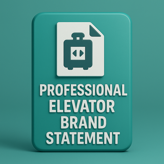 Professional Elevator Pitch