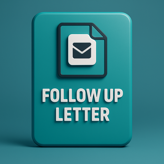 Follow Up Letter