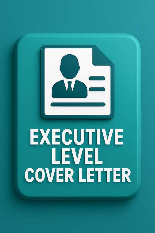 Executive-Level Cover Letter