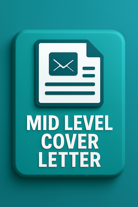 Mid-Level Cover Letter